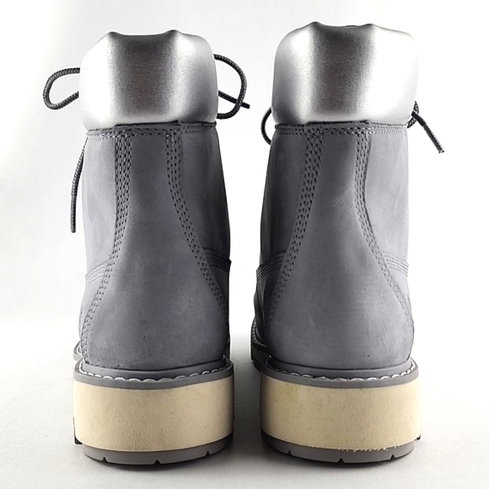 Timberland Women's Lucia Way Waterproof Grey Nubuck Leather Ankle Boots Size 9W - Picture 6 of 15